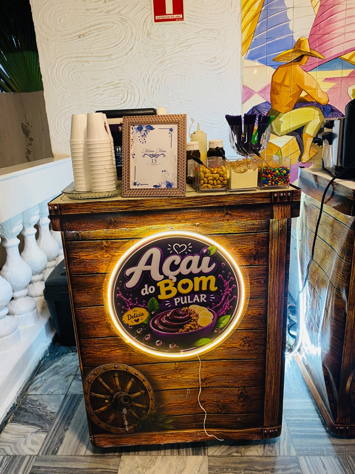 Barraquinha de Açaí para festas