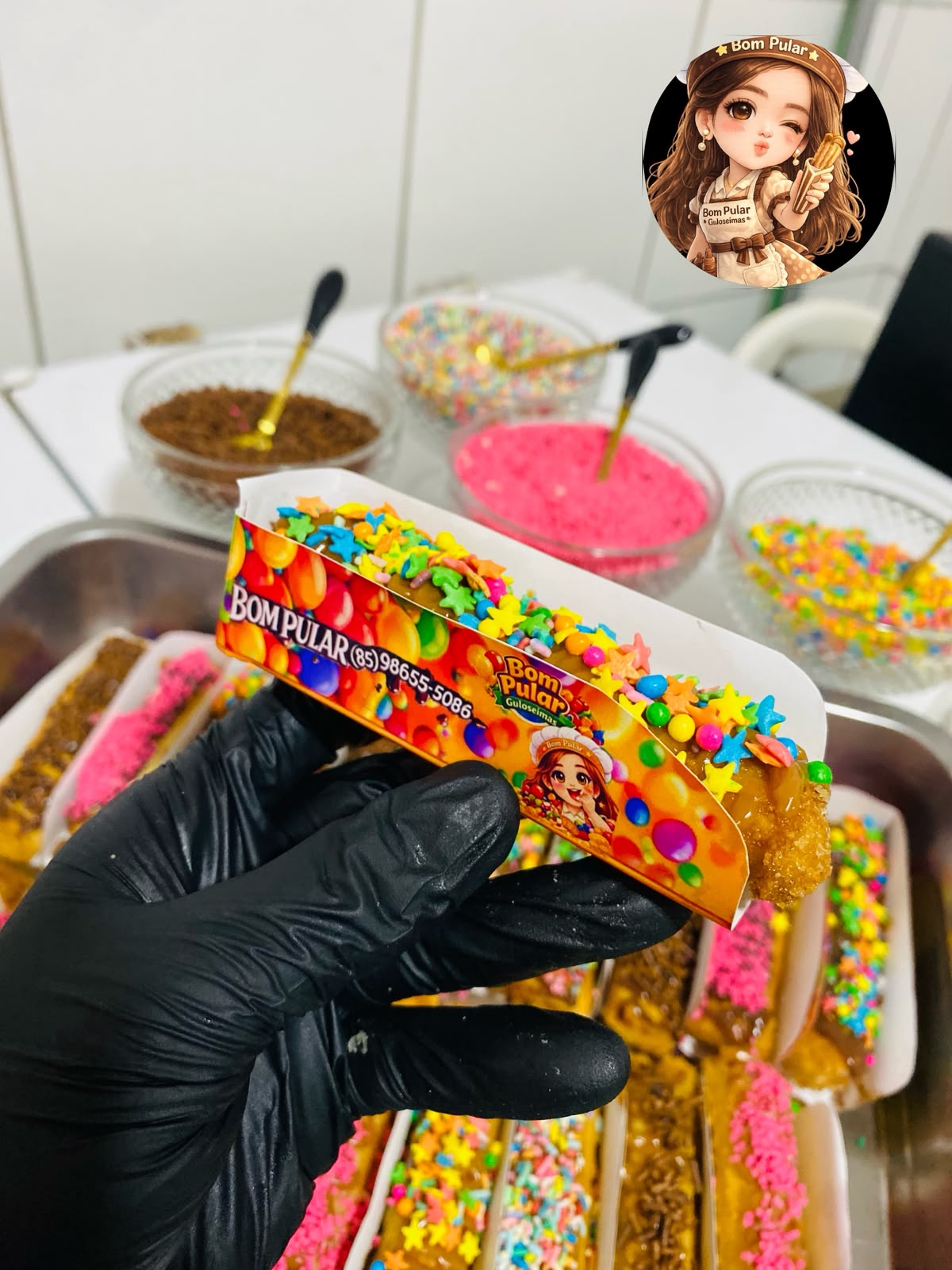 Barraquinha de Churros Recheados para festas